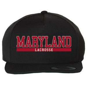 Maryland Lacrosse Wool Snapback Cap