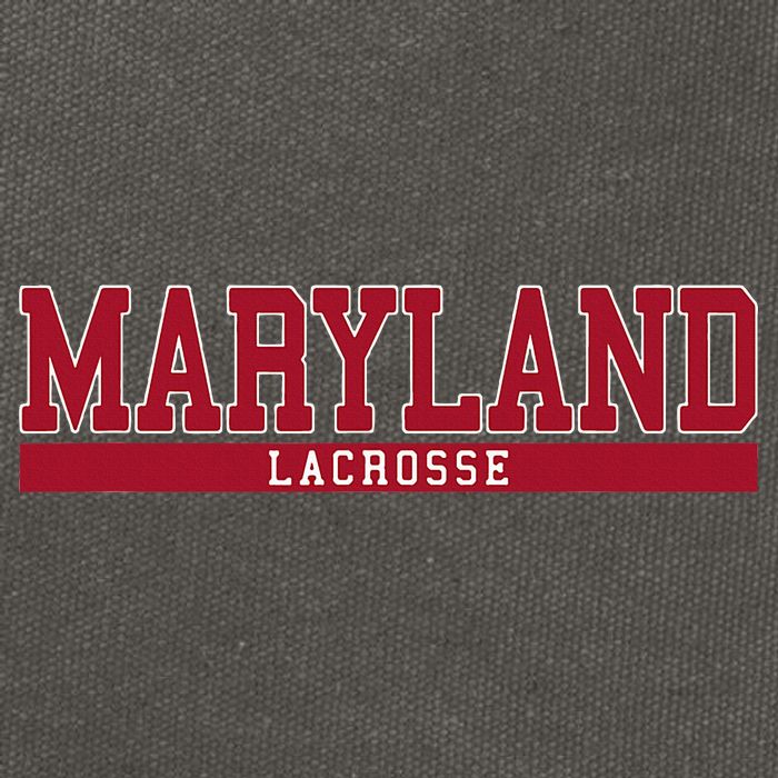 Maryland Lacrosse Cotton Canvas Backpack