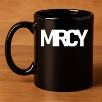 MRCY Logo Mercy Christian Slogan 11oz C Handle Ceramic Mug