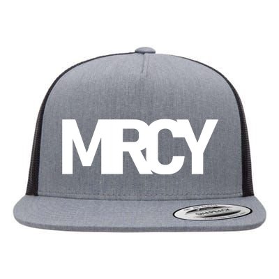 MRCY Logo Mercy Christian Slogan Flat Bill Trucker Hat