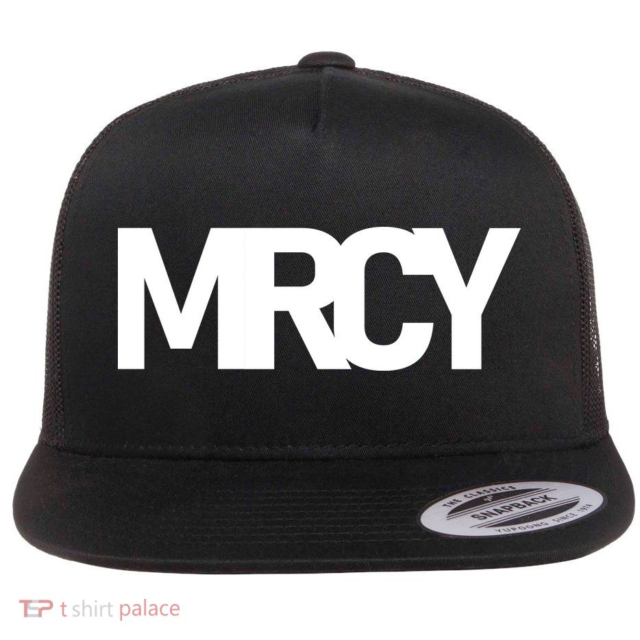 MRCY Logo Mercy Christian Slogan Flatbill Hat