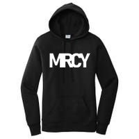 MRCY Logo Mercy Christian Slogan Women's Pullover Hoodie