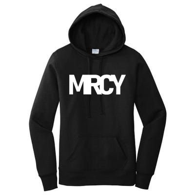 MRCY Logo Mercy Christian Slogan Women's Pullover Hoodie