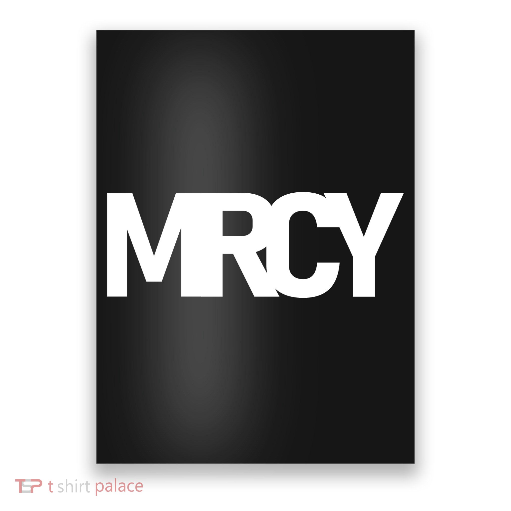 MRCY Logo Mercy Christian Slogan Poster