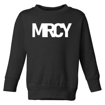 MRCY Logo Mercy Christian Slogan Toddler Sweatshirt