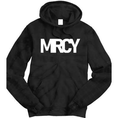 MRCY Logo Mercy Christian Slogan Tie Dye Hoodie