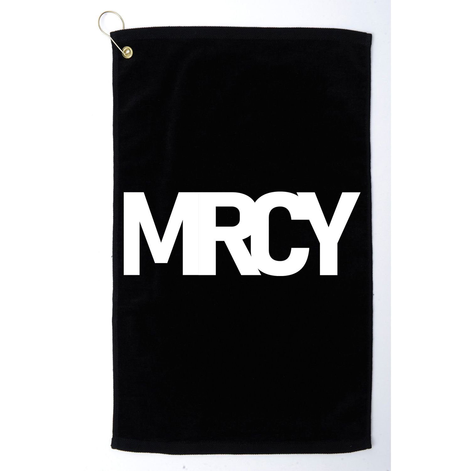 MRCY Logo Mercy Christian Slogan Golf Towel