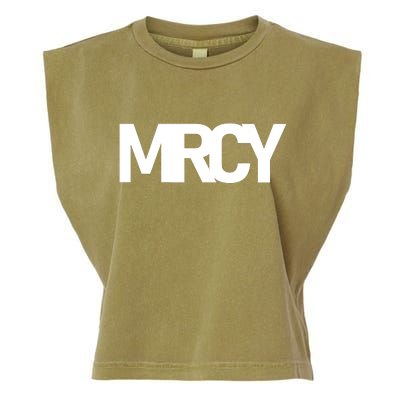 MRCY Logo Mercy Christian Slogan Garment-Dyed Women's Muscle Tee