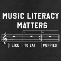 Music Literacy Matters I Like To Eat Puppies Adult Drive Performance Visor
