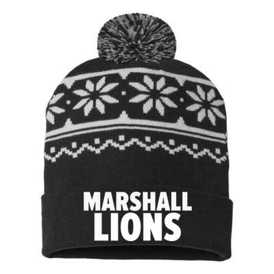 Marshall Lions USA-Made Snowflake Beanie