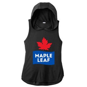 Maple Leaf Ladies PosiCharge Tri-Blend Wicking Draft Hoodie Tank