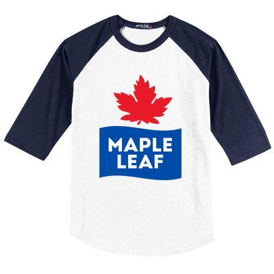 Maple Leaf Baseball Sleeve Shirt