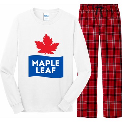 Maple Leaf Long Sleeve Pajama Set