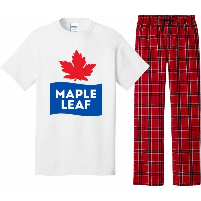 Maple Leaf Pajama Set