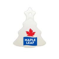 Maple Leaf Ceramic Tree Ornament