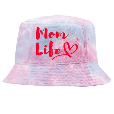 Mom Life | Mothers Funny Mothersday Gift | Womens Tie-Dyed Bucket Hat