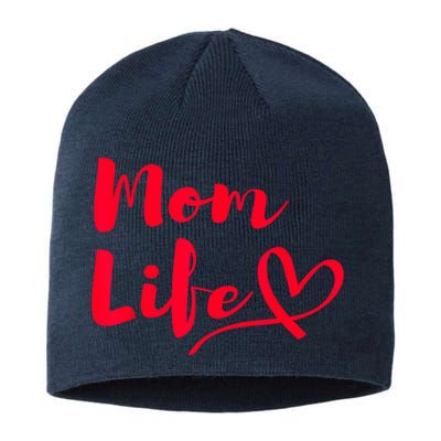 Mom Life | Mothers Funny Mothersday Gift | Womens Sustainable Beanie