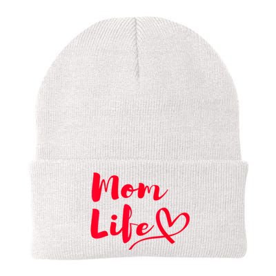 Mom Life | Mothers Funny Mothersday Gift | Womens Knit Cap Winter Beanie