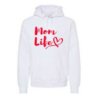 Mom Life | Mothers Funny Mothersday Gift | Womens Premium Hoodie