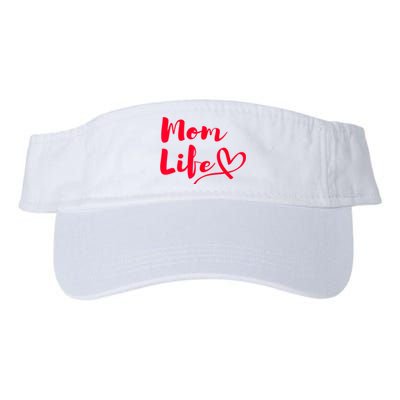 Mom Life | Mothers Funny Mothersday Gift | Womens Valucap Bio-Washed Visor