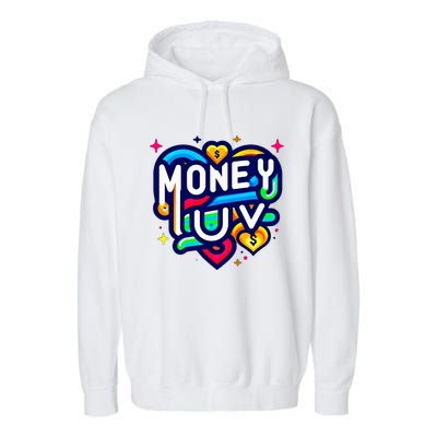 Money Luv Garment-Dyed Fleece Hoodie