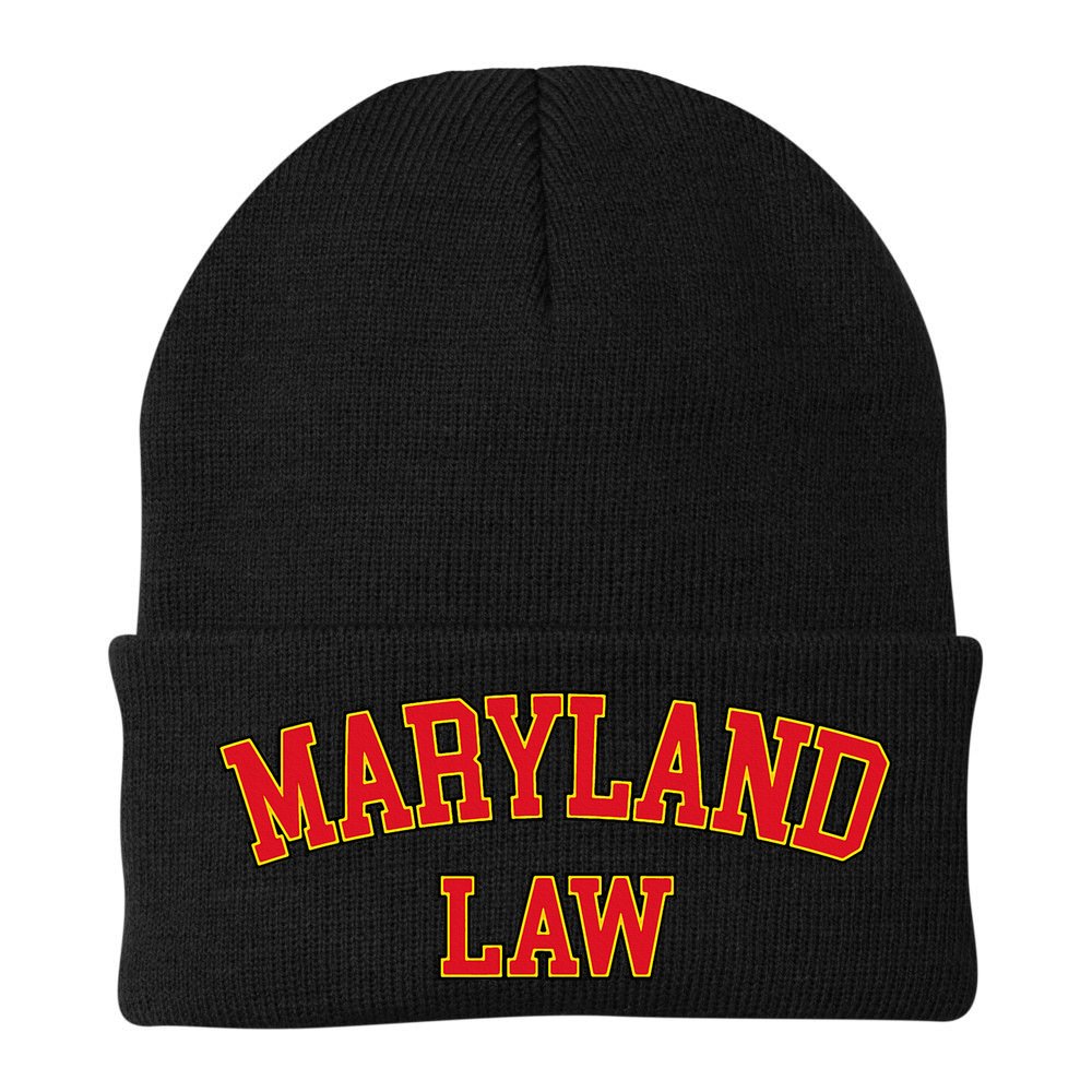Maryland Law Maryland Bar Graduate Gift Lawyer College Beanie