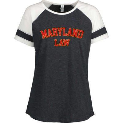 Maryland Law Maryland Bar Graduate Gift Lawyer College Enza Ladies Jersey Colorblock Tee