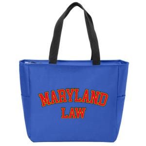 Maryland Law Maryland Bar Graduate Gift Lawyer College Zip Tote Bag