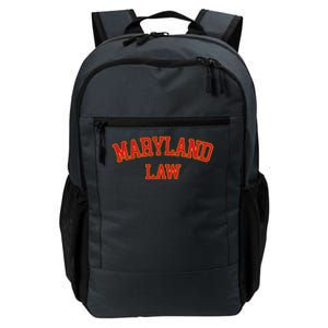 Maryland Law Maryland Bar Graduate Gift Lawyer College Daily Commute Backpack