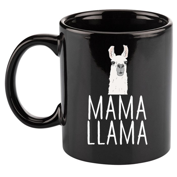 Mama Llama 11oz C Handle Ceramic Mug