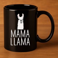 Mama Llama 11oz C Handle Ceramic Mug