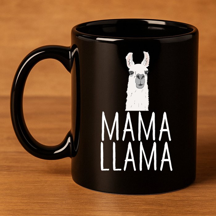Mama Llama 11oz C Handle Ceramic Mug