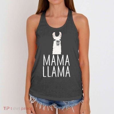 Mama Llama Women's Knotted Racerback Tank