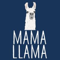 Mama Llama 7 Panel Mesh Trucker Snapback Hat