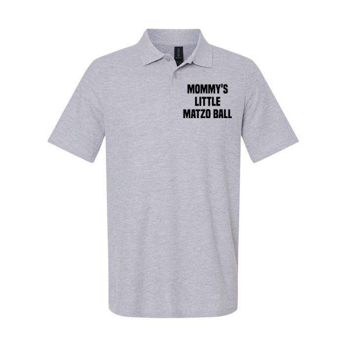 Mommy’S Little Matzo Ball Softstyle Adult Sport Polo