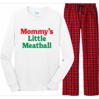 MommyS Little Meatball Funny Italian Im A Little Meatball Long Sleeve Pajama Set