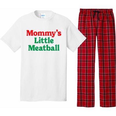 MommyS Little Meatball Funny Italian Im A Little Meatball Pajama Set