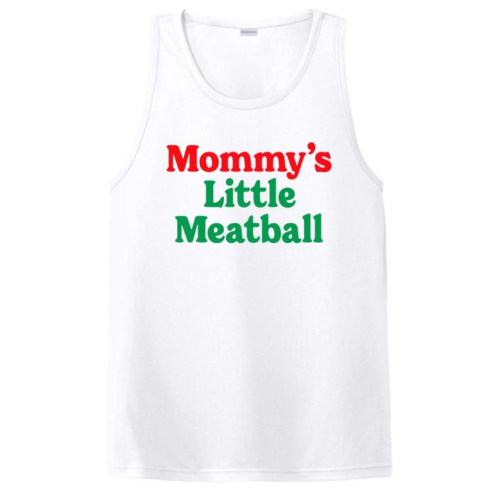 MommyS Little Meatball Funny Italian Im A Little Meatball PosiCharge Competitor Tank