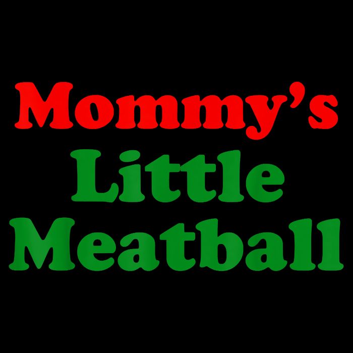 Mommys Little Meatball Funny Italian Joke Backpack