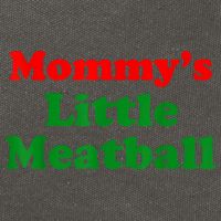 Mommys Little Meatball Funny Italian Joke Cotton Canvas Backpack