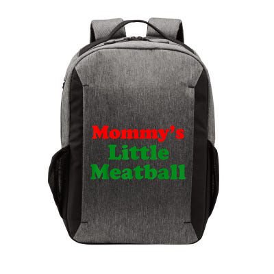 Mommys Little Meatball Funny Italian Joke Vector Backpack