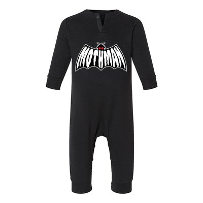 Mothman Logo Infant Fleece One Piece