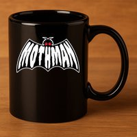 Mothman Logo 11oz C Handle Ceramic Mug