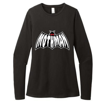 Mothman Logo Womens CVC Long Sleeve Shirt