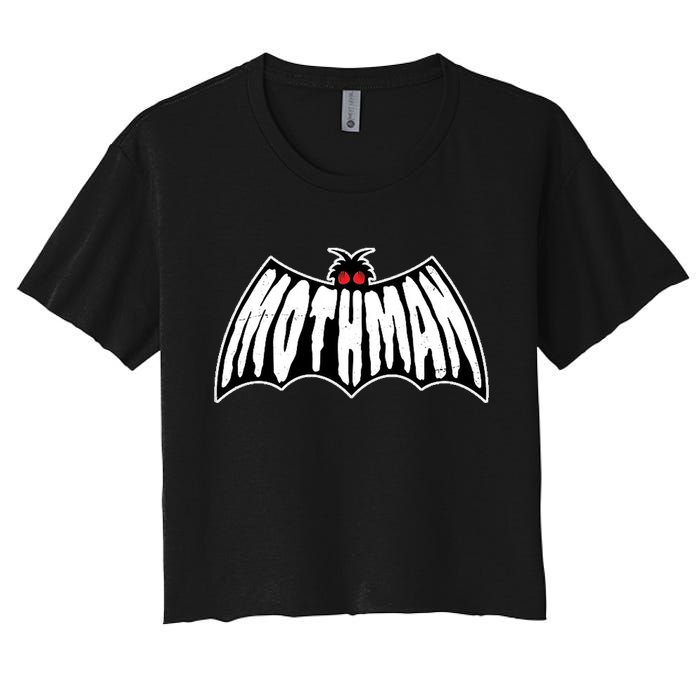 Mothman Logo Women's Crop Top Tee