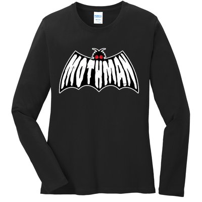 Mothman Logo Ladies Long Sleeve Shirt