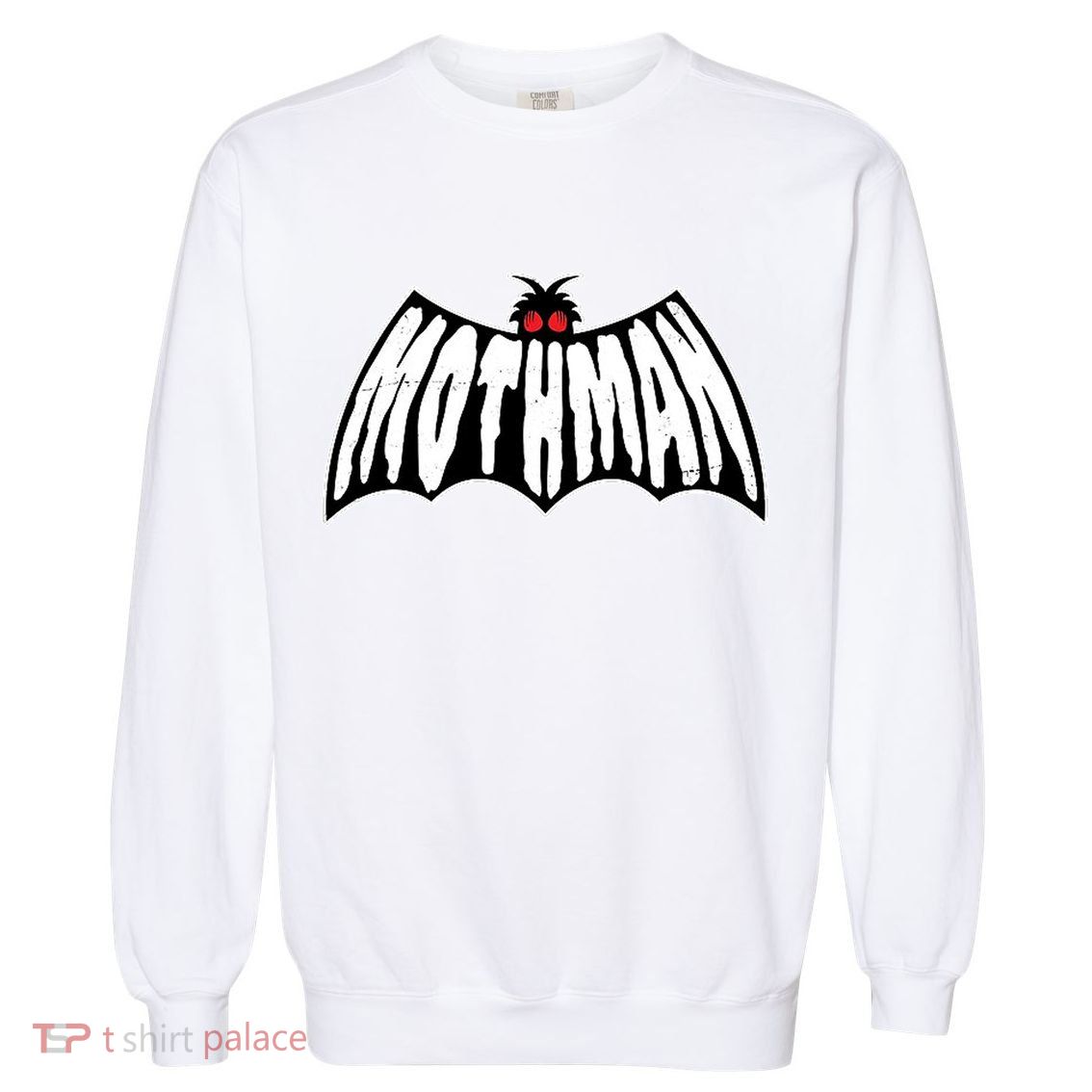 Mothman Logo Garment-Dyed Sweatshirt