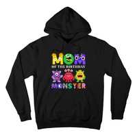 Mom Little Monster 1st Birthday Party Family Monster Hoodie