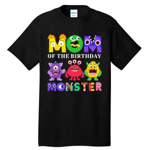 Mom Little Monster 1st Birthday Party Family Monster Tall T-Shirt