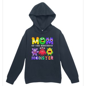 Mom Little Monster 1st Birthday Party Family Monster Urban Pullover Hoodie